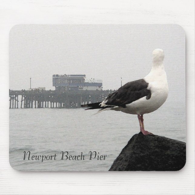Tapis De Souris Quai Foggy Newport et Mousepad (Devant)