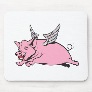 Tapis De Souris quand les porcs volent