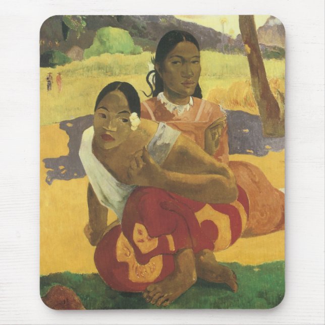 Tapis De Souris Quand vous marierez-vous ? par Paul Gauguin, Art V (Devant)