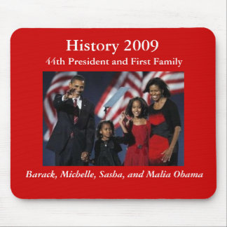 Tapis De Souris quarante-quatrième Famille présidentielle Mousepad