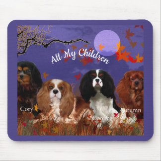 Tapis De Souris Quatre Espagnols Cavalier Souris D'Automne Nuit