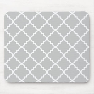 Tapis De Souris Quatrefoil Mousepad - gris