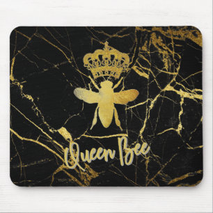 Tapis De Souris QuEEN BEE Mouse Pad Gold & Black best-seller moder