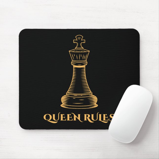 Tapis De Souris Queen Rules (Avec souris)
