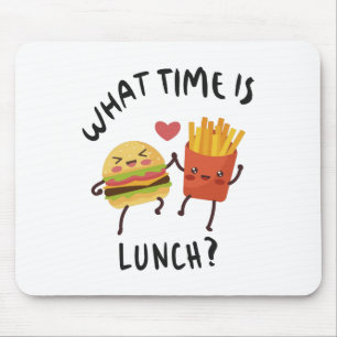 Tapis De Souris Quelle heure est le déjeuner