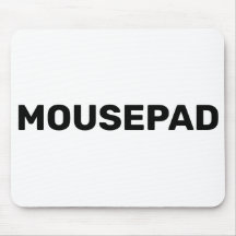 Tapis de souris qui dit tapis de souris