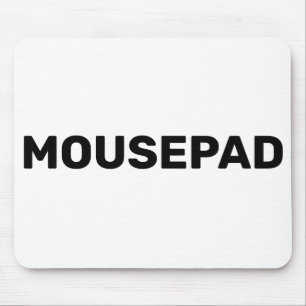 Tapis de souris qui dit tapis de souris