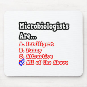 Tapis De Souris Quiz Microbiologiste...Joke