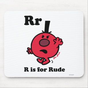 Tapis De Souris R est pour Rude