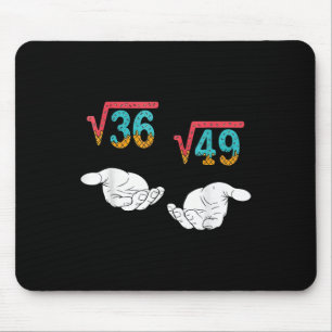 Tapis De Souris Racine carrée 36 49 Mème 67 Glace qui coule Prof d