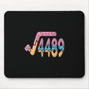 Tapis De Souris Racine carrée drôle 4489 Drôle 67 Math Glace Mem