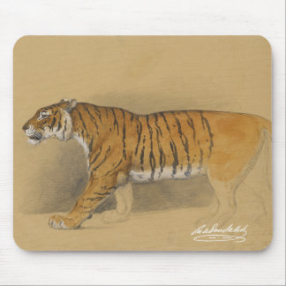 Tapis De Souris Raden Saleh® Mouse Pad 'Walking Javanese Tiger'