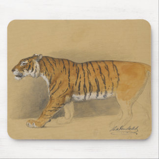 Tapis De Souris Raden Saleh® Mouse Pad 'Walking Javanese Tiger'