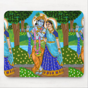 Tapis de souris Radha Krishna