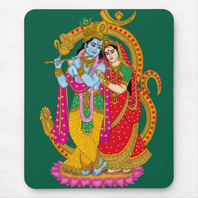 Tapis De Souris Radha Krishna Mouse Pad (Devant)