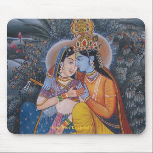 Tapis De Souris Radha Krishna Mousepad