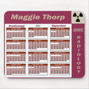Tapis De Souris Radiologie Mousepad superbe de Maggie Thorp
