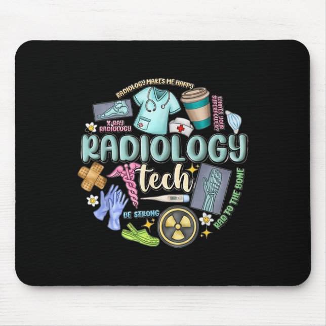 Tapis De Souris Radiology Technician Christmas Rad Tech X-ray Tech (Devant)
