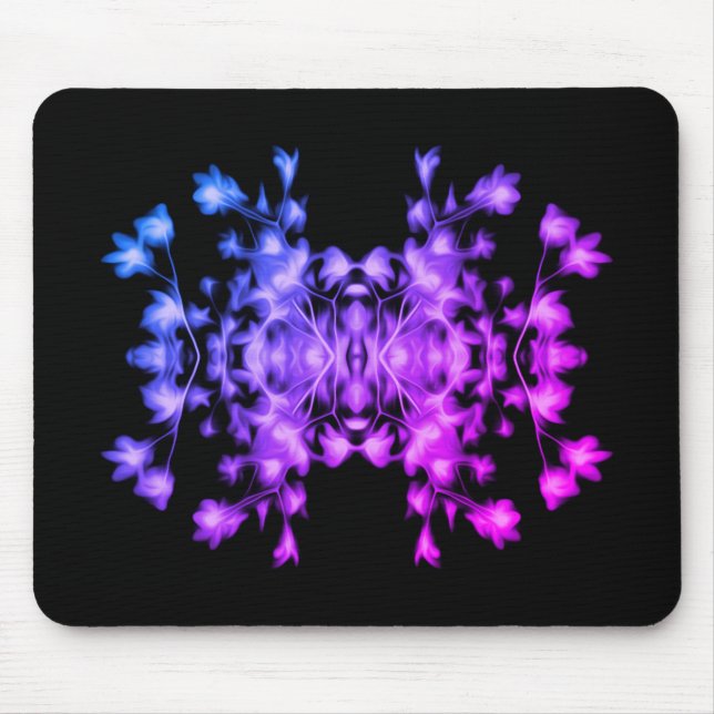 Tapis De Souris Rainbow Abstrait Floral Graphic Motif (Devant)