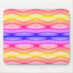 Tapis de souris Rainbow Chevron