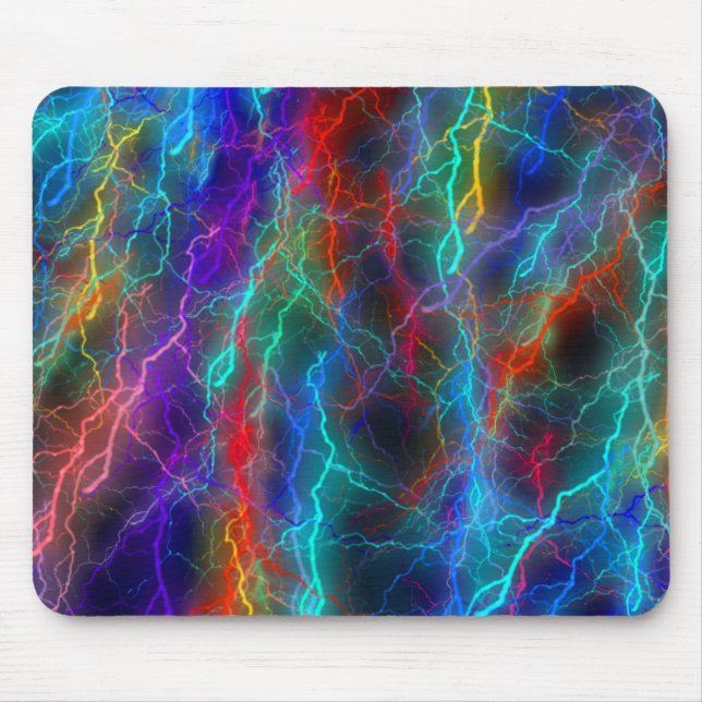 Tapis De Souris Rainbow Lightning Storm (Devant)