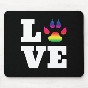 Tapis De Souris Rainbow paw