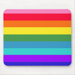 Tapis De Souris Rainbow Stripes