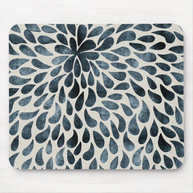 Tapis De Souris Raindrop Motifs fractals dans la nature Rain Art P (Devant)