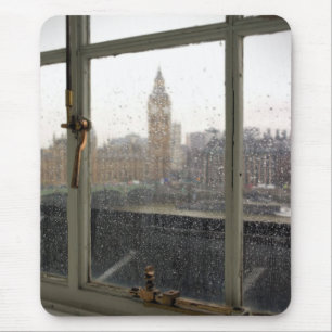 Tapis De Souris Rainy Day View sur Big Ben - London Mouse Pad