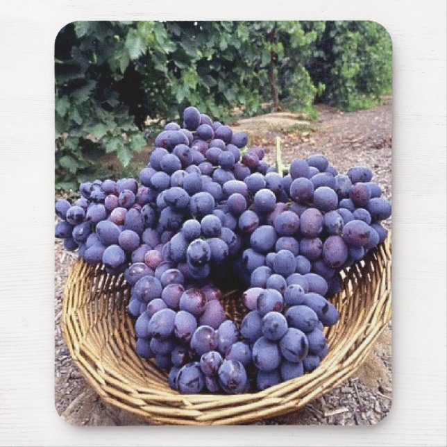 Tapis De Souris Raisins royaux violets (Devant)