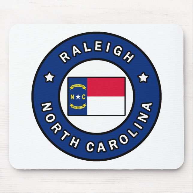 Tapis De Souris Raleigh Caroline du Nord (Devant)