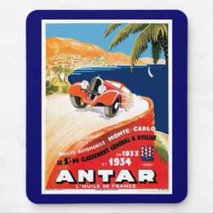 Tapis De Souris Rallye Automobile de Monte Carlo