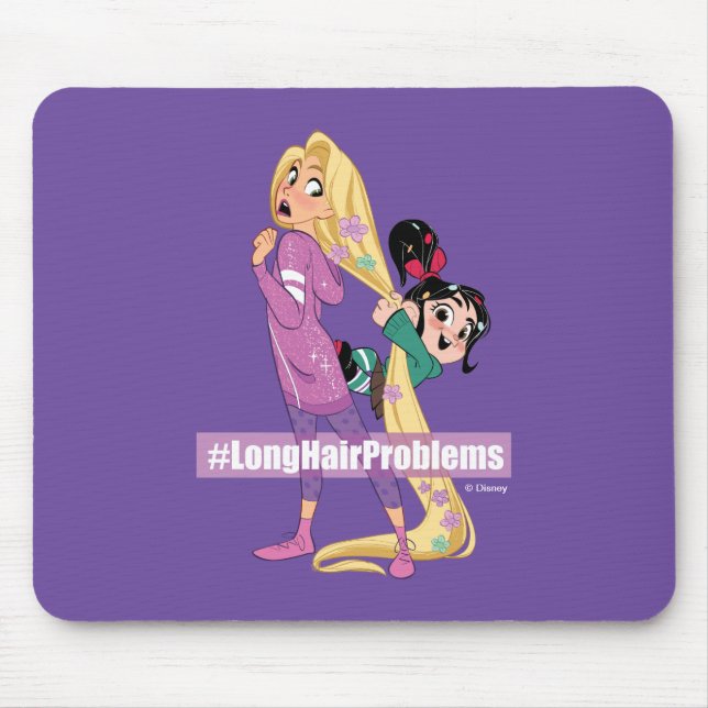 Tapis De Souris Ralph rompt Internet | #LongHairProblems (Devant)
