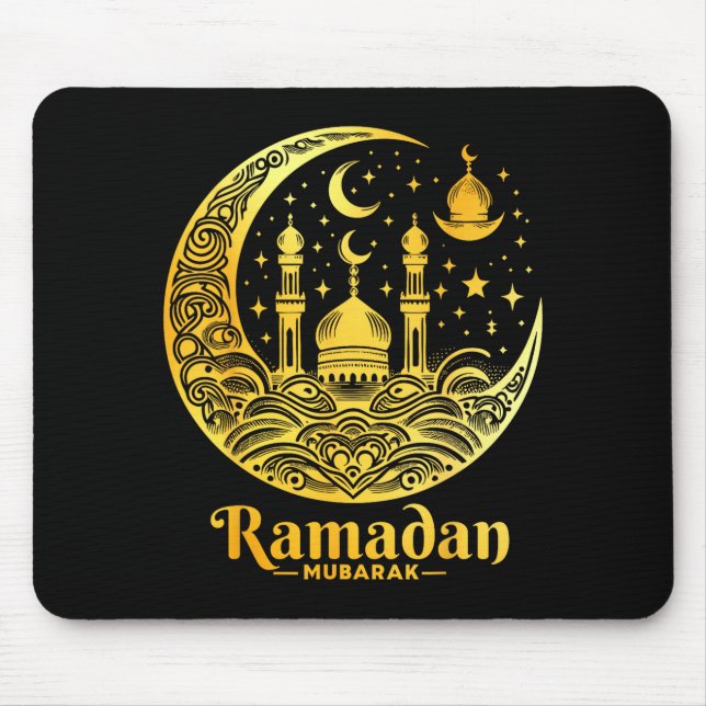 Tapis De Souris Ramadan Kareem Happy Fasting Ramadan Mubarak Islam (Devant)