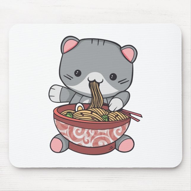 Tapis De Souris ramen kawaii (Devant)