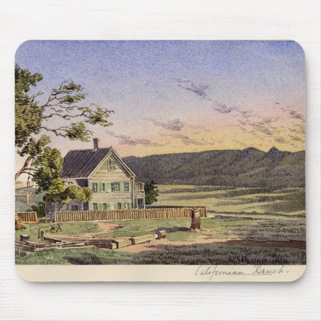 Tapis De Souris Ranch californien (Devant)