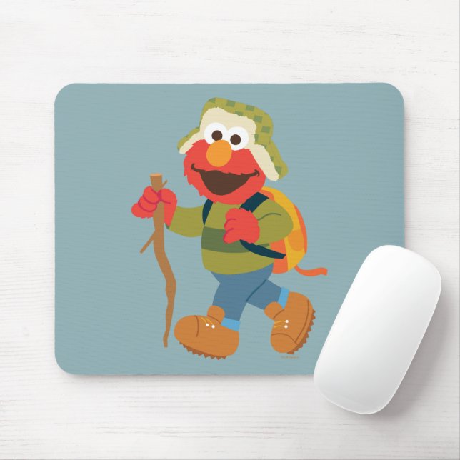 Tapis De Souris Randonnée dans les bois d'Elmo (Avec souris)