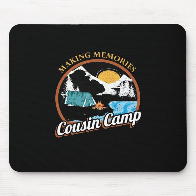 Tapis De Souris Randonnée Memories Cousin Camp (Devant)