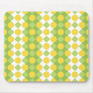 Tapis De Souris Rangées joyeux de formes Motif