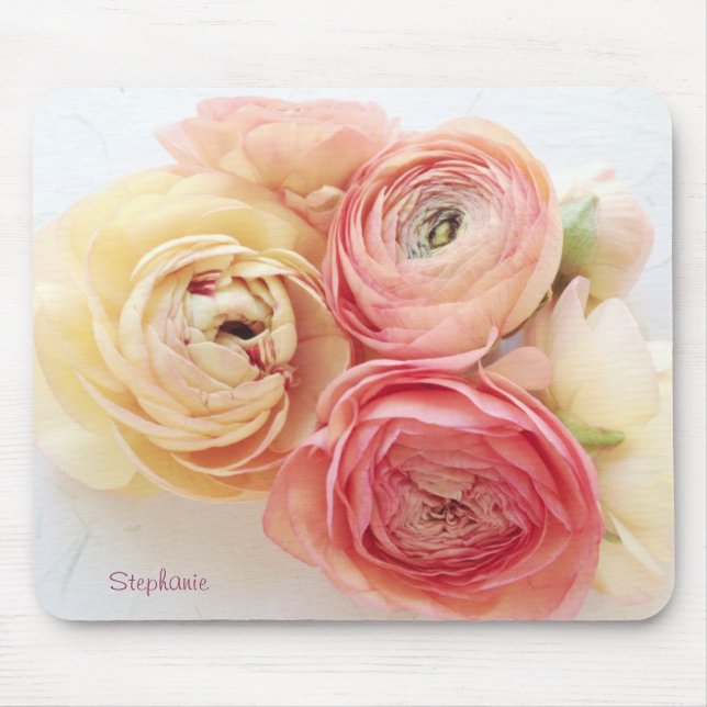 Tapis De Souris ranunculus couleurs chaudes mousepac (Devant)