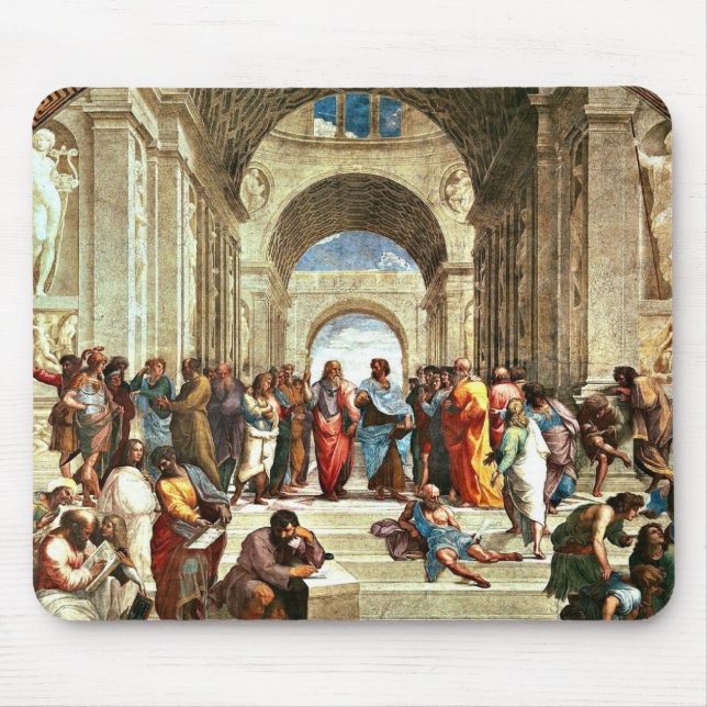 Tapis De Souris Raphael : École d'Athènes, (Devant)