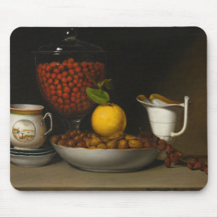 Tapis De Souris Raphaelle Peale - Vie morte - Fraises, Noix,