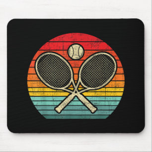 Tapis De Souris Raquette de tennis Vintage Traversée Retro - Amate