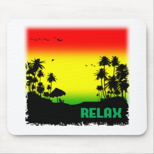 Tapis De Souris rasta de relaxation