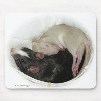 Tapis De Souris Rat de bébé de sommeil