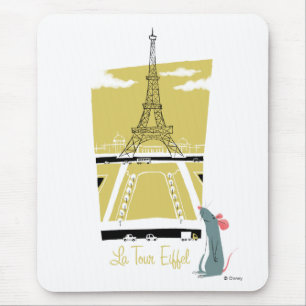 Tapis De Souris Ratatatouille "La Tour Eiffel" Tour Eiffel