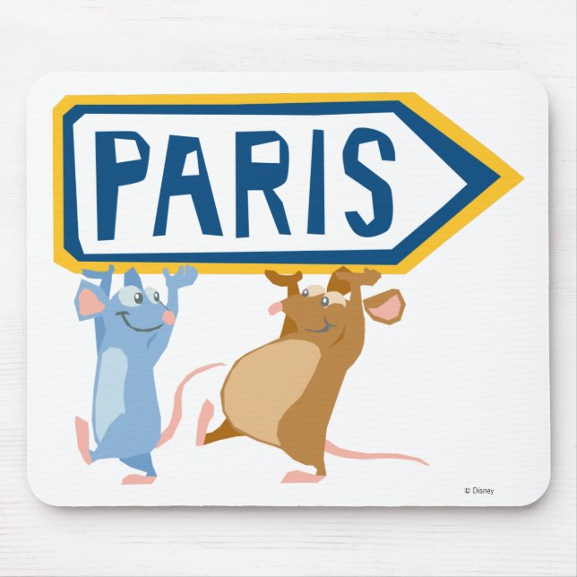 Tapis De Souris Ratatouille Remy et Emile Disney (Devant)