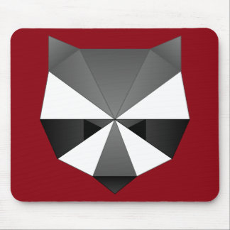 Tapis De Souris Raton laveur polygonal