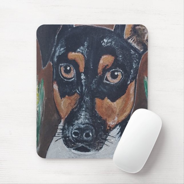 Tapis De Souris Ratonero in Canyon Painting by Alfred Fox (Avec souris)