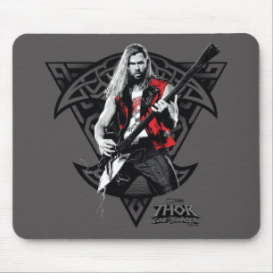 Tapis De Souris Ravager Thor Heavy Metal Norse Caractère Graphique